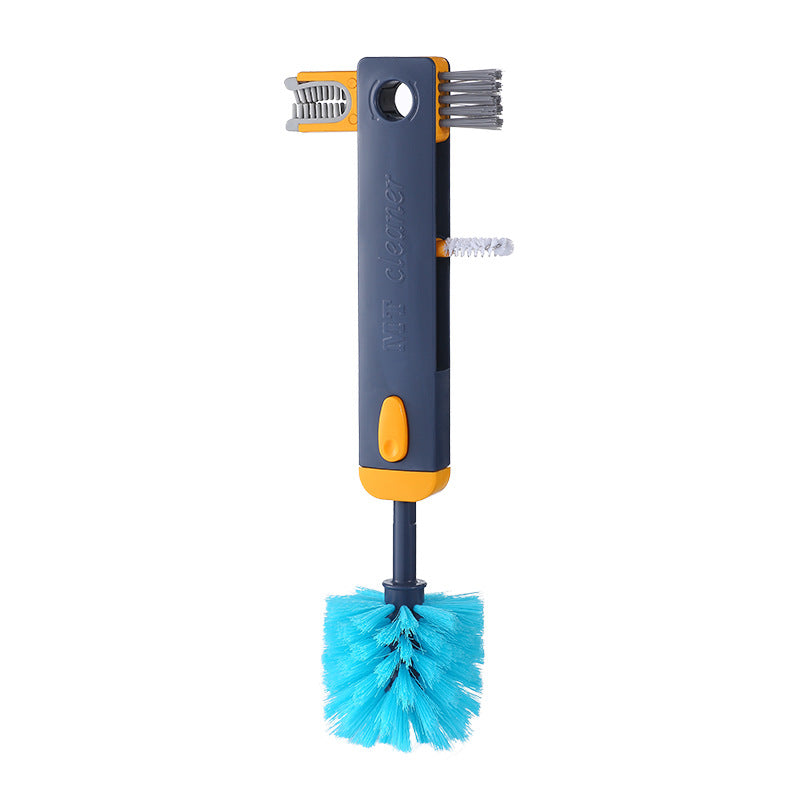 4-in-1 bottle and cup cleaning brush for cleaning lids, grooves, corners, and hard-to-reach areas