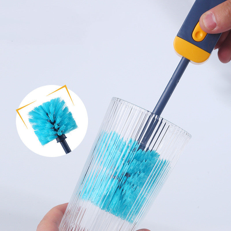 4-in-1 bottle and cup cleaning brush for cleaning lids, grooves, corners, and hard-to-reach areas