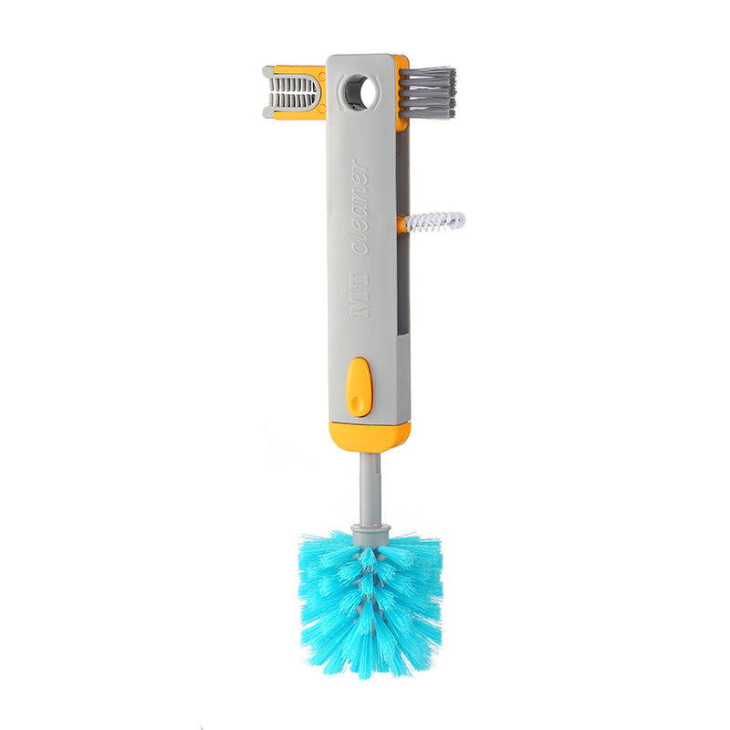 4-in-1 bottle and cup cleaning brush for cleaning lids, grooves, corners, and hard-to-reach areas