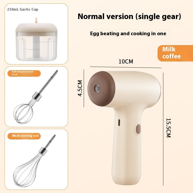 Kanevo Mini Electric Garlic Chopper in khaki