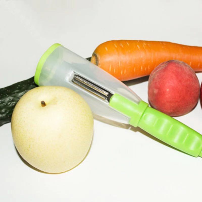 Kanevo Kitchen vegetable peeler with carrot cucumber and fruit