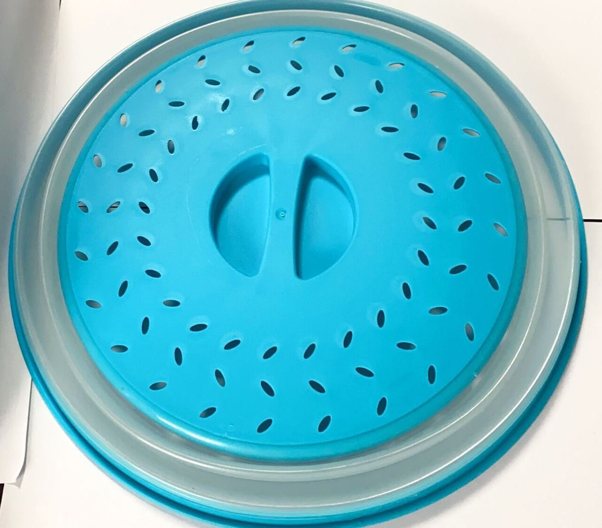 Kanevo Microwave Splash Cover in azure blue