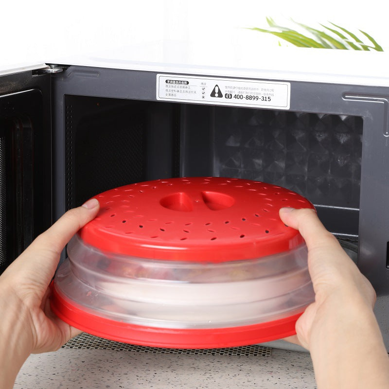 Kanevo Microwave Splash Cover for cleaner microwave reheating