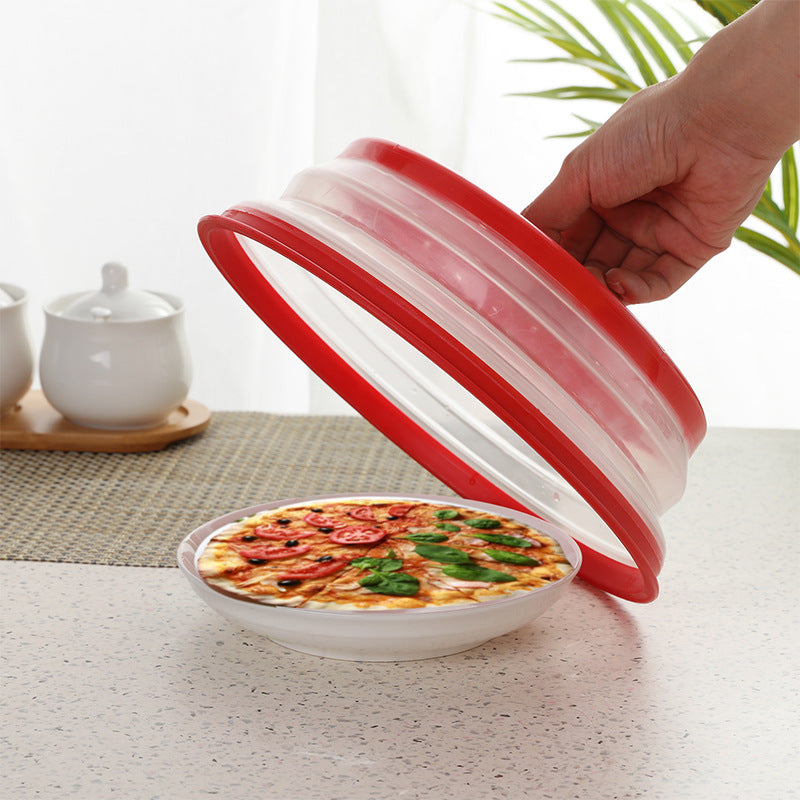 Kanevo Microwave Splash Cover in red